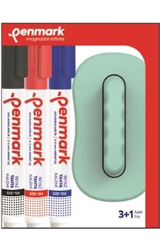 Penmark 3 Lü Beyaz Tahta Kalem +silgi Seti Penmark 3 Lü Beyaz Tahta Kalem +silgi Seti