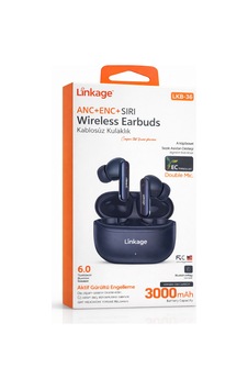 Linkage Lkb-36 Anc Kablosuz Bluetooth Kulaklık Enc, Siri Destekli
