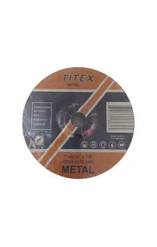 Tıtex Metal Taşlama Taşı 180x8.0x22.2 MM 5 Adet Tıtex Metal Taşlama Taşı 180x8.0x22.2 MM 5 Adet