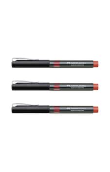 Faber-castell 5405 İğne Uçlu Roller Kalem 0.5 Mm Kırmızı 3 Adet