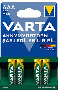 Power Şarj Edilebilir İnce Kalem Pil 800mah Aaa 4'lü Paket