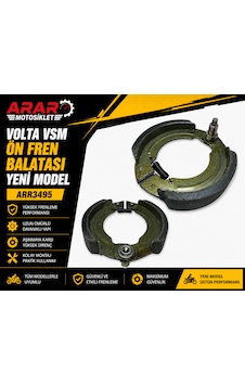 Volta Vsm Ön Fren Balatası Yeni Model-arr3495 Volta Vsm Ön Fren Balatası Yeni Model-arr3495