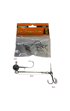Powerex Çelik Telli Jig Head + 3'lü İğne 2/0 10gr. Silikon Yem İğne Takımı Standart Powerex Çelik Telli Jig Head + 3'lü İğne 2/0 10gr. Silikon Yem İğne Takımı Standart