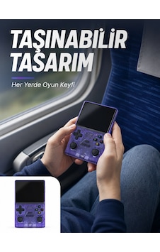 Kablosuz Kollu 3.5 İnç Ips Ekranlı Retro El Oyun Konsolu Kablosuz Kollu 3.5 İnç Ips Ekranlı Retro El Oyun Konsolu