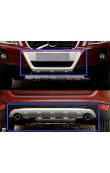 Volvo Xc60 2009 2013 Ön Arka Difüzör Set Volvo Xc60 2009 2013 Ön Arka Difüzör Set