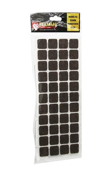 Flamme-0046 Mobilya Keçesi 21mmx21mm 44 Adet Kare Zemin Koruyucu Yapışkanlı Montaj - 25'li Paket Diğer Flamme-0046 Mobilya Keçesi 21mmx21mm 44 Adet Kare Zemin Koruyucu Yapışkanlı Montaj - 25'li Paket Diğer
