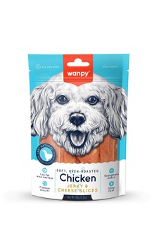 Wanpy Yumuşak Tavuk & Peynir Dilimleri Köpek Ödülü 100 G
