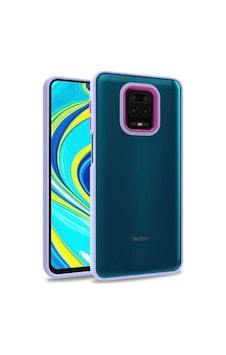 Xiaomi Redmi Note 9 Pro Kılıf Zore Flora Kapak Lila