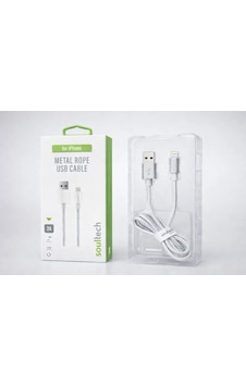 Soultech Hasır Usb Lighting Şarj Kablosu Metal Örgü, 2a Hızlı Şarj, Dayanıklı Lightning Kablo Soultech Hasır Usb Lighting Şarj Kablosu Metal Örgü, 2a Hızlı Şarj, Dayanıklı Lightning Kablo