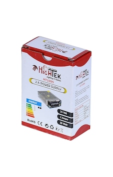 Hightek 24 Volt 2 Amper Metal Kalın Kasa Adaptör Hightek 24 Volt 2 Amper Metal Kalın Kasa Adaptör