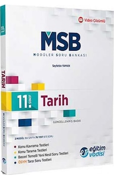 11.Sınıf Tarih Msb Modüler Soru Bankası - Eğitim Vadisi 11.Sınıf Tarih Msb Modüler Soru Bankası - Eğitim Vadisi