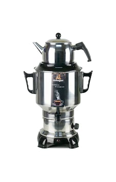 Armağan Elektrikli Demlikli Semaver 6 L Çay Makinesi Armağan Elektrikli Demlikli Semaver 6 L Çay Makinesi