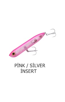 Heddon Chug N Spook Su Üstü Suni Yem Pink / Silver Insert Heddon Chug N Spook Su Üstü Suni Yem Pink / Silver Insert