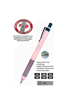 Dönebilen Uç Mekanizmalı 0,7 Uçlu Kalem Rotary 1 Adet Pembe Dönebilen Uç Mekanizmalı 0,7 Uçlu Kalem Rotary 1 Adet Pembe