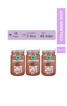 Avantajlı 16 Paket 3 Lü Collagen Shot 60 Ml 5 Gr Kolajen 48 Adet Avantajlı 16 Paket 3 Lü Collagen Shot 60 Ml 5 Gr Kolajen 48 Adet