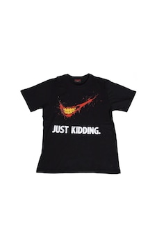 Dc Comics Joker Just Kidding Tişört Siyah Çok Renkli Dc Comics Joker Just Kidding Tişört Siyah Çok Renkli