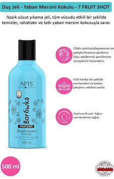 Apis Natural Fruit Shot Yaban Mersini Duş Jeli 500 ML Apis Natural Fruit Shot Yaban Mersini Duş Jeli 500 ML