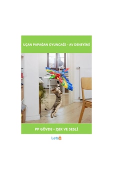 Uçan Papağan Kediler İçin İlgiyi Çekici Ses Ve Işık Özellikli Oyun Oyuncağı Uçan Papağan Kediler İçin İlgiyi Çekici Ses Ve Işık Özellikli Oyun Oyuncağı