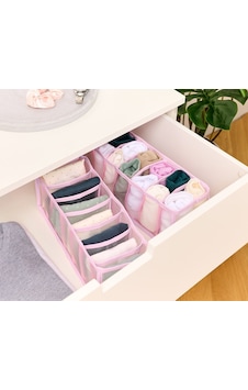 2 Adet Gardırop Düzenleyici Pembe