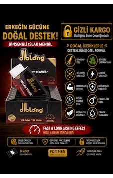 Diblong Ginsengli Islak Mendil 24 Adet Ginseng Özlü Erkeklere Özel Islak Mendil Diblong Ginsengli Islak Mendil 24 Adet Ginseng Özlü Erkeklere Özel Islak Mendil