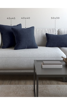 Soft Series Lacivert Kırlent, Yastık Kılıfı Derin Mavi