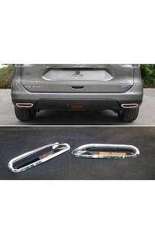 Nissan X-trail 2014 2017 Arka Reflektör Reflektör Çerçevesi Krom
