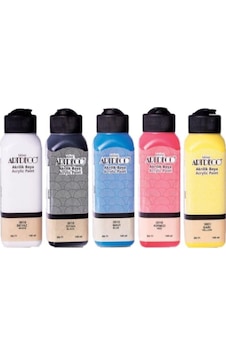 Akrilik Boya 140 Ml 5'li Set Çok Renkli Akrilik Boya 140 Ml 5'li Set Çok Renkli