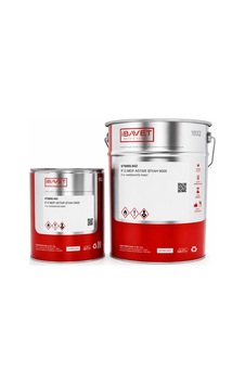 İbavet Poliüretan Mdf Astar Siyah Ral 9005 18 Kg+6 Kg 24 KG