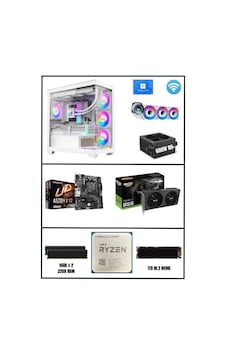 Ramtech WHITE FIRE R7-5700X 32 GB 1 TB M.2 NVMe SSD RTX5060 Free Dos Masaüstü Oyuncu Bilgisayarı Ramtech WHITE FIRE R7-5700X 32 GB 1 TB M.2 NVMe SSD RTX5060 Free Dos Masaüstü Oyuncu Bilgisayarı