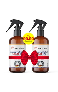 Deutschem İzopropil Alkol 1 Litre 2x500 Ml Sprey Başlıklı Extra Saf %99,ipa,izopropanol Deutschem İzopropil Alkol 1 Litre 2x500 Ml Sprey Başlıklı Extra Saf %99,ipa,izopropanol