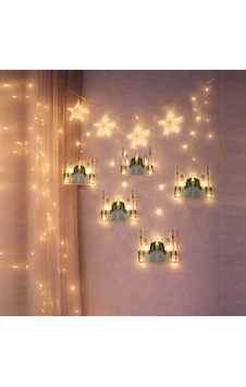 Wınnboss Ekl-09-05 3mt Fişli & Eklemeli Ramazan Dekor Lamba & Perde Led Yeşil Cami & Yıldız Wınnboss Ekl-09-05 3mt Fişli & Eklemeli Ramazan Dekor Lamba & Perde Led Yeşil Cami & Yıldız