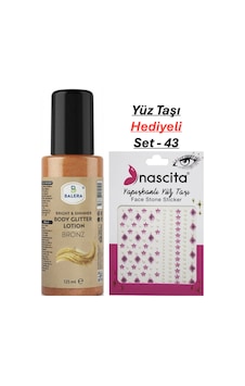 Vücut Losyonu Simli 125 Ml & Yüz Taşı Hediyeli-43 Vücut Losyonu Simli 125 Ml & Yüz Taşı Hediyeli-43