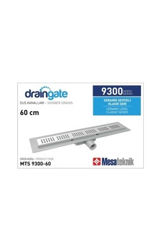 Dräger Mesateknik Seramik Seviyeli Yandan Çıkışlı Duş Kanalı 60 Cm Diğer Dräger Mesateknik Seramik Seviyeli Yandan Çıkışlı Duş Kanalı 60 Cm Diğer