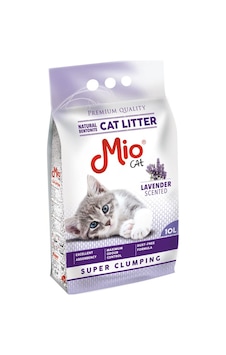 Mio Lavanta Kokulu İnce Topaklaşan Bentonit Kedi Kumu 10 L Mio Lavanta Kokulu İnce Topaklaşan Bentonit Kedi Kumu 10 L