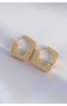 Pirinç Gold Renk Kare Küpe Diğer Pirinç Gold Renk Kare Küpe Diğer