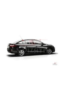 S-Dizayn  Renault Fluence Krom Cam Üst Çıtası 4 Prç 2010 Üzeri