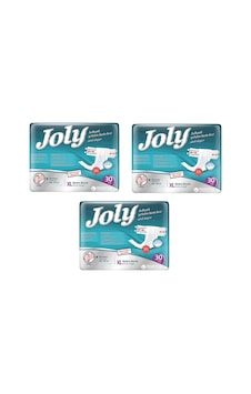 Joly Belbantlı Hasta Bezi Extra Büyük Boy XL 3 x 30'Lu Joly Belbantlı Hasta Bezi Extra Büyük Boy XL 3 x 30'Lu