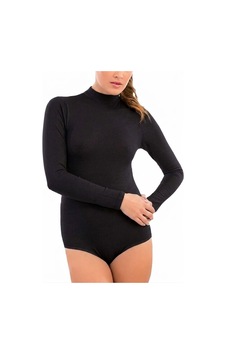 3 Adet İmer Bayan Pamuklu Balıkçı Yaka Çıtçıtlı Kancalı Body 9258 Siyah 3 Adet İmer Bayan Pamuklu Balıkçı Yaka Çıtçıtlı Kancalı Body 9258 Siyah