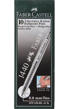 Faber Castel Tükenmez Kalem 1440 Siyah 10'lu Faber Castel Tükenmez Kalem 1440 Siyah 10'lu