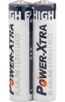 Power-Xtra LR03 Alkalin AAA Shrink İnce Kalem Pil 2'li