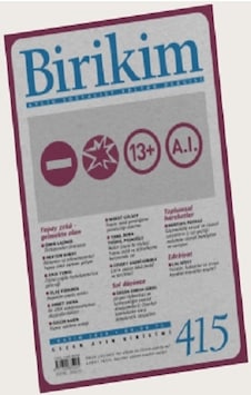 Birikim Sayı 415 - Kasım 2023 Birikim Sayı 415 - Kasım 2023