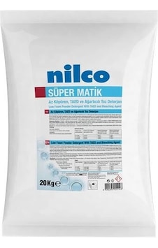 Nilco 32000051 Süper Matik Az Köpüren Taed Ve Ağartıcılı Toz Deterjan 20 Kg Nilco 32000051 Süper Matik Az Köpüren Taed Ve Ağartıcılı Toz Deterjan 20 Kg