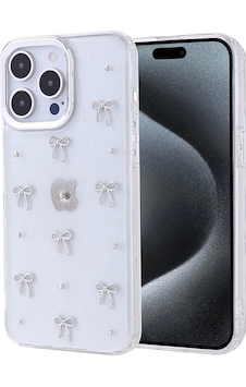 Apple Uyumlu iPhone 15 Pro Max Kılıf Airbag Tasarımlı Simli Şeffaf Zore Kutup Kapak Apple Uyumlu iPhone 15 Pro Max Kılıf Airbag Tasarımlı Simli Şeffaf Zore Kutup Kapak
