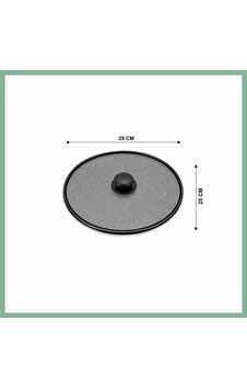 Bşkvirgo Yağ Sıçratmaz Tel Kapak Kulplu Metal Çerçeve 25 Cm Bsk2026 Çok Renkli Bşkvirgo Yağ Sıçratmaz Tel Kapak Kulplu Metal Çerçeve 25 Cm Bsk2026 Çok Renkli