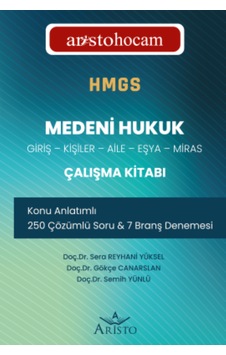 Aristohocam Hmgs - Medeni Hukuk Çalışma Kitabı Aristohocam Hmgs - Medeni Hukuk Çalışma Kitabı
