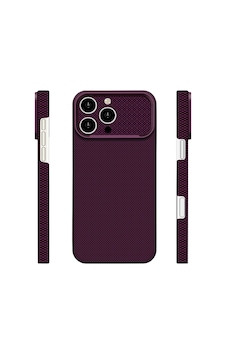 İphone 16 Pro Max Uyumlu Kılıf M-safe Şarj Özellikli Zore Paris Zerre Sert Pc Kapak Derin Mor İphone 16 Pro Max Uyumlu Kılıf M-safe Şarj Özellikli Zore Paris Zerre Sert Pc Kapak Derin Mor