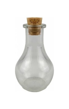 Cam Şişe Mantar Tıpalı Armut 50 Ml Cam Şişe Mantar Tıpalı Armut 50 Ml