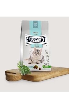 Happy Cat Sensitive Haut Fell Deri ve Cilt Bakımı Yetişkin Kedi Maması 4 KG Happy Cat Sensitive Haut Fell Deri ve Cilt Bakımı Yetişkin Kedi Maması 4 KG