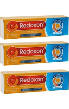 Redoxon Üçlü Etki C - D Vitamini Çinko Efervesan 15 Tablet 3 Adet Redoxon Üçlü Etki C - D Vitamini Çinko Efervesan 15 Tablet 3 Adet