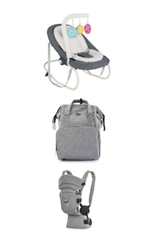 Tommybaby Premium 3'lü Set Çanta Kanguru Ev Tipi Ana Kucağı